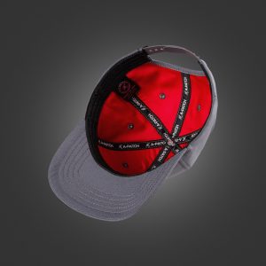 Newton`s Cap - Sea Grey With Red Inner Lining