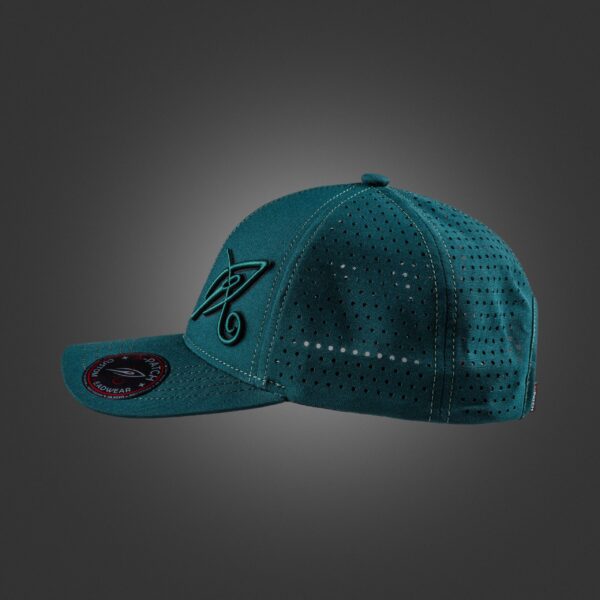 Newton’s Cap – A-patch Perforated Single Tone Racing Green