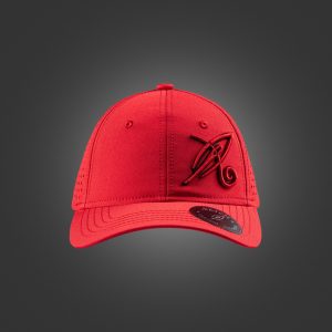 Newton’s Cap – A-patch Perforated Imperial Red