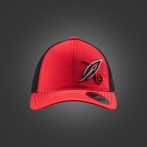 Newton's Cap – A-patch Perforated Imperial Red Jet Black