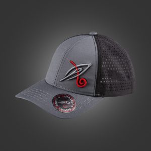 Newton's Cap – A-patch Perforated Sea Grey Jet Black