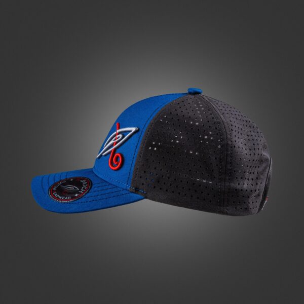 Newton's Cap – A-patch Dual Tone Perforated Millennium Navy Jet Black