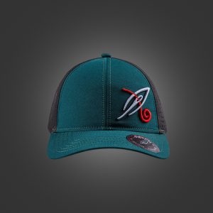 Newton's Cap – A-patch Perforated Racing Green And Jet Black