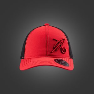 Newton's Cap – A-patch Imperial Red Jet Black