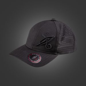 Newton’s Cap – A-patch Perforated Jet Black