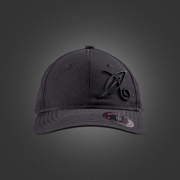 Newton’s Cap – Perforated Single Tone Jet Black