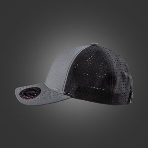 Newton's Cap – Perforated Sea Grey And Jet Black