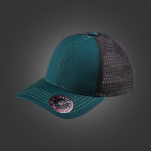 Newton's Cap – Perforated Racing Green And Jet Black