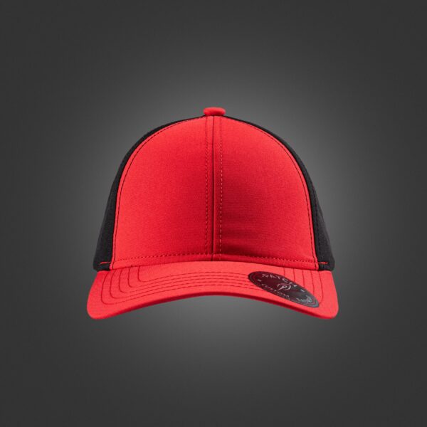 Newton's Cap – Dual Tone Imperial Red And Jet Black