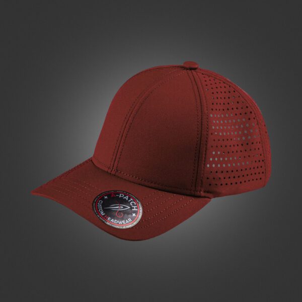 Newton’s Cap – Perforated Single Tone Bordo