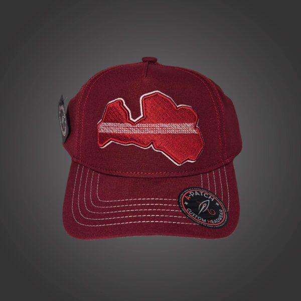 Newton's Cap 5 Panel - Latvian Bordo Edition
