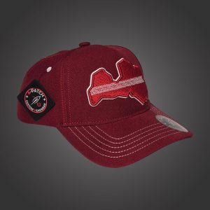 Newton's Cap 5 Panel - Latvian Bordo Edition