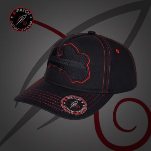 Newton's Cap 5 Panel - Latvia Black And Red Edition