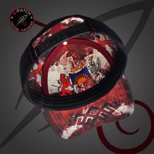 Newton's Cap 5 Panel - Latvia Black And Red Edition
