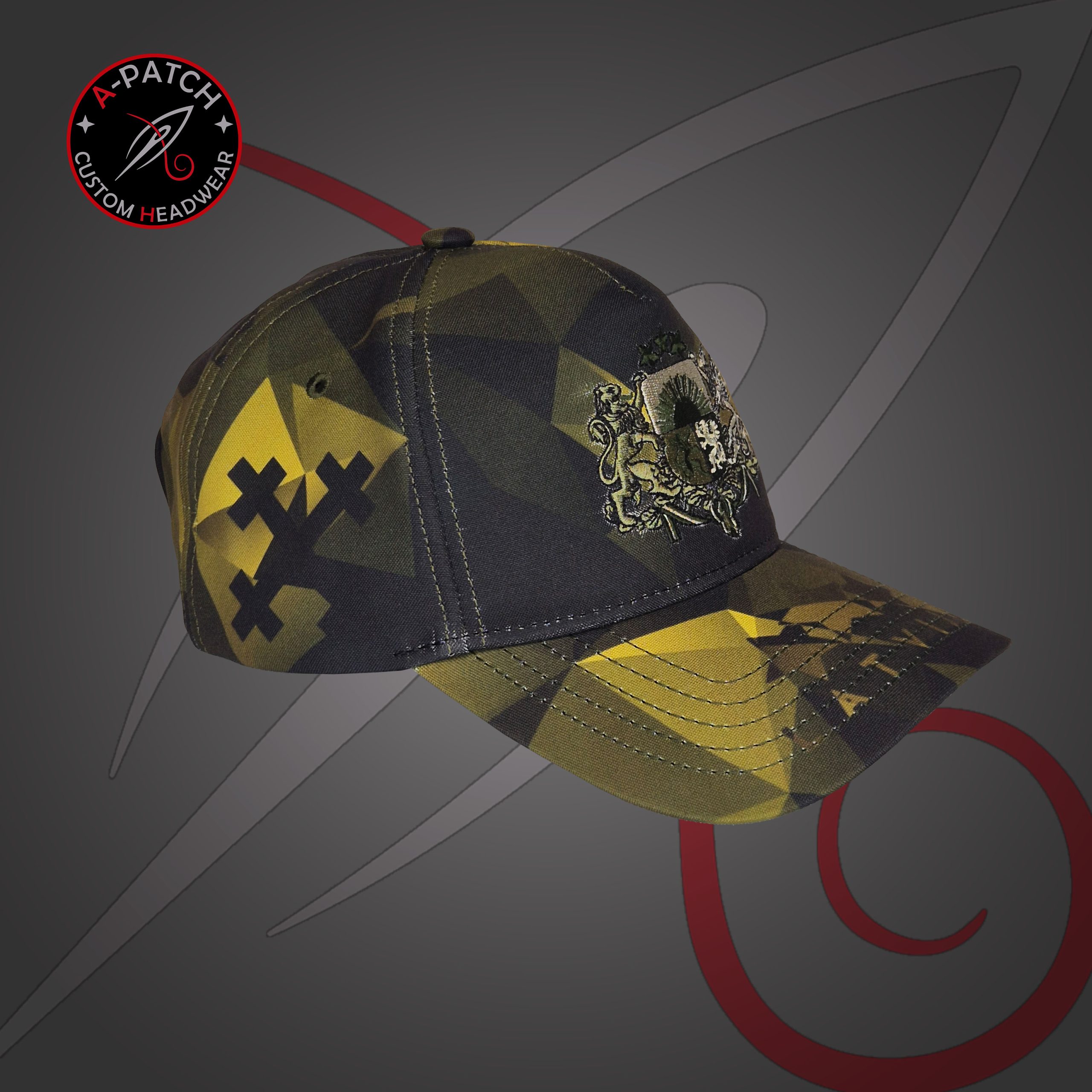 Newton's Cap 5 Panel - Latvia Black And Red Edition Newton's Cap 5 Panel - Latvia Black And Red Edition