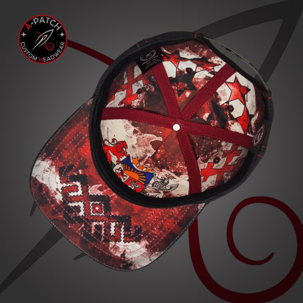 Newton's Cap 5 Panel - Latvia Black And Red Edition