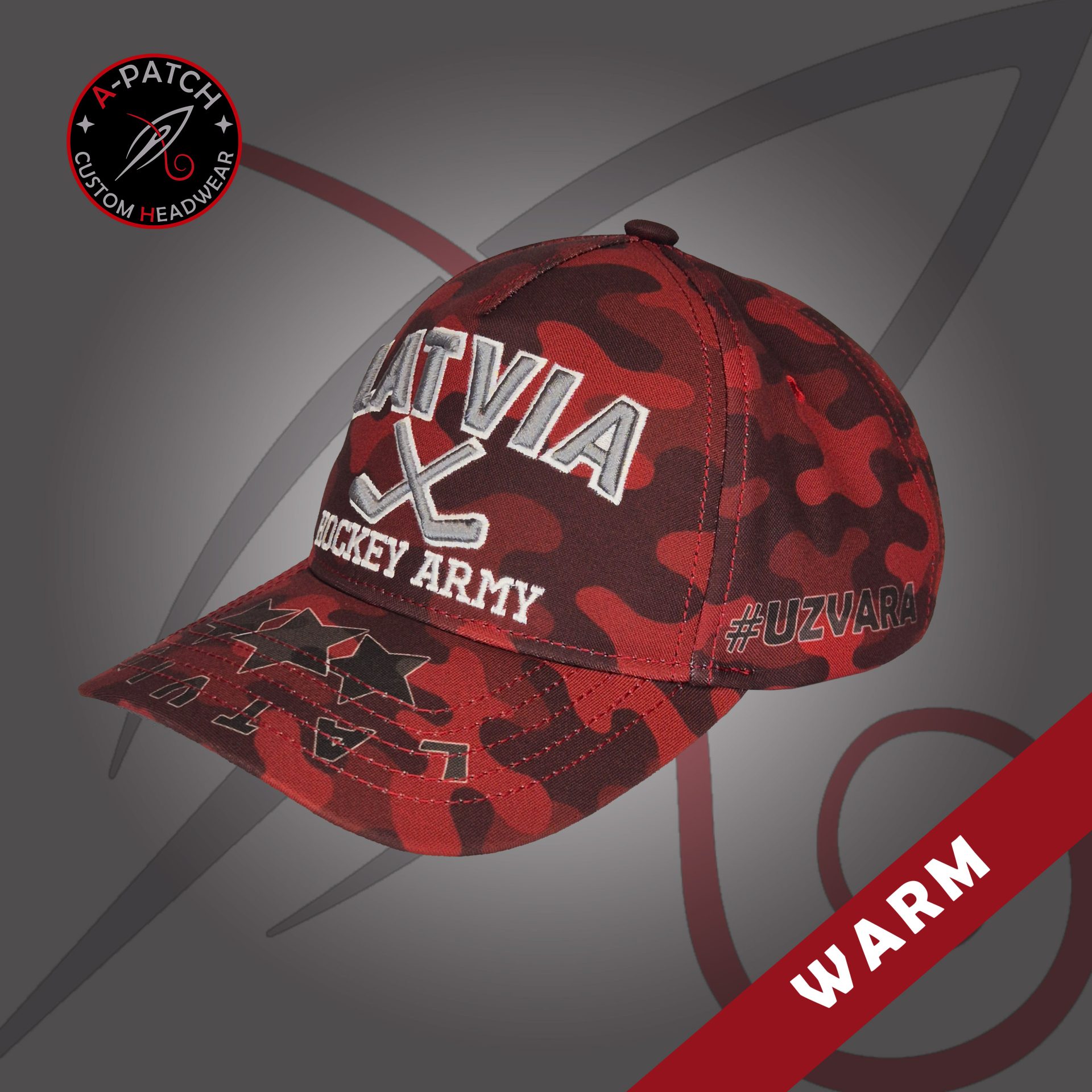 Newton's Cap - Latvia Hockey Army Warm Newton's Cap - Latvia Hockey Army Warm